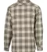 Burnside Clothing 8212 Open Pocket Long Sleeve Fla in Grey/ steel back view