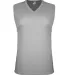 C2 Sport 5663 Women's Sleeveless V-Neck T-Shirt Silver front view