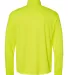 C2 Sport 5102 Quarter-Zip Pullover Safety Yellow back view