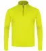 C2 Sport 5202 Youth Quarter-Zip Pullover Safety Yellow front view