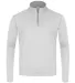 C2 Sport 5202 Youth Quarter-Zip Pullover White front view