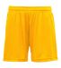 C2 Sport 5116 Women's Mesh Shorts Gold front view
