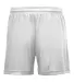 C2 Sport 5116 Women's Mesh Shorts Silver back view