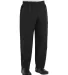 Chef Designs 5360 Baggy Chef Pants Black front view