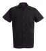 Chef Designs 5035 100% Spun Polyester Cook Shirt Black front view