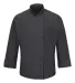 Chef Designs 042X Mimix™ Chef Coat with OilBlok Charcoal front view