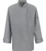 Chef Designs 041X Women's Mimix™ Chef Coat with  in Grey front view