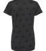 Code V 3629 Women's Star Print Scoop Neck Tee in Smoke star