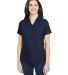 Core 365 CE112W Ladies' Fusion ChromaSoft™ Pique in Classic navy front view