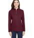 Core 365 CE405W Ladies' Fusion ChromaSoft™ Pique in Burgundy front view