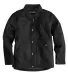 DRI DUCK 5091T Rambler Boulder Cloth Jacket Tall S Black front view