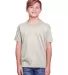 Fruit of the Loom IC47BR Youth Iconic T-Shirt Oatmeal Heather front view