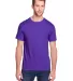 Fruit of the Loom IC47MR Unisex Iconic T-Shirt Purple front view