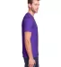 Fruit of the Loom IC47MR Unisex Iconic T-Shirt Purple side view