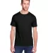 Fruit of the Loom IC47MR Unisex Iconic T-Shirt Black Ink front view