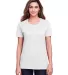 Fruit of the Loom IC47WR Women's Iconic T-Shirt White front view