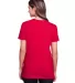 Fruit of the Loom IC47WR Women's Iconic T-Shirt True Red back view