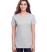 Fruit of the Loom IC47WR Women's Iconic T-Shirt Athletic Heather front view
