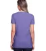 Fruit of the Loom IC47WR Women's Iconic T-Shirt Retro Heather Purple back view