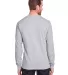 Fruit of the Loom IC47LSR Unisex Iconic Long Sleev Athletic Heather back view