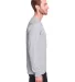 Fruit of the Loom IC47LSR Unisex Iconic Long Sleev Athletic Heather side view