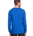 Fruit of the Loom IC47LSR Unisex Iconic Long Sleev Royal back view