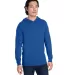 Fruit of the Loom 4930LSH HD Cotton™ Jersey Hood Royal front view