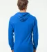 Fruit of the Loom 4930LSH HD Cotton™ Jersey Hood Royal back view