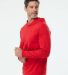 Fruit of the Loom 4930LSH HD Cotton™ Jersey Hood True Red side view