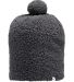 J America 5006 Epic Sherpa Knit Beanie Black front view