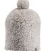 J America 5006 Epic Sherpa Knit Beanie Oatmeal Heather front view