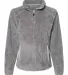 J America 8463 Women's Boundary Shag Frosty Sherpa Grey front view