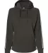 J America 8640 Rival Fleece Hooded Sweatshirt Black front view