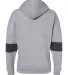 J America 8832 Sport Lace Colorblocked Fleece Hood Oxford back view