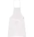 Liberty Bags 5509 Splatter Armor Apron WHITE back view