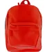 Liberty Bags 7709 16 Basic Backpack RED front view