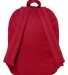 Liberty Bags 7709 16 Basic Backpack RED back view