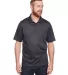 Harriton M348P Men's Advantage Snag Protection Plu DARK CHARCOAL front view