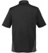 Harriton M386 Men's Flash Snag Protection Plus IL  BLACK/ DK CHARCL back view