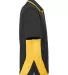 Harriton M386T Men's Tall Flash Snag Protection Pl BLACK/ SNRY YLLW side view