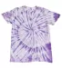 Dyenomite 640RR R&R Tie-Dyed T-Shirt in Amethyst front view
