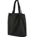 BAGedge BE087 Drawstring Tote in Black front view