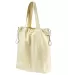 BAGedge BE087 Drawstring Tote in Natural front view