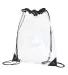 BAGedge BE253 PVC Cinch Sack in Black front view