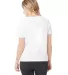 Alternative Apparel 1172 Women's Cotton Jersey Go- WHITE back view
