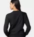 Alternative Apparel 9903CT Women's Washed Terry Th BLACK back view