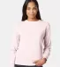 Alternative Apparel 9903CT Women's Washed Terry Th ROSE QUARTZ front view