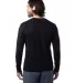 Alternative Apparel 1170 Cotton Jersey Long Sleeve BLACK back view
