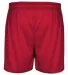 Badger Sportswear 4146 B-Core 5" Pocketed Shorts in Red back view
