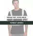 Bayside Apparel 3751 USA-Made High Visibility Shor Forest Green front view